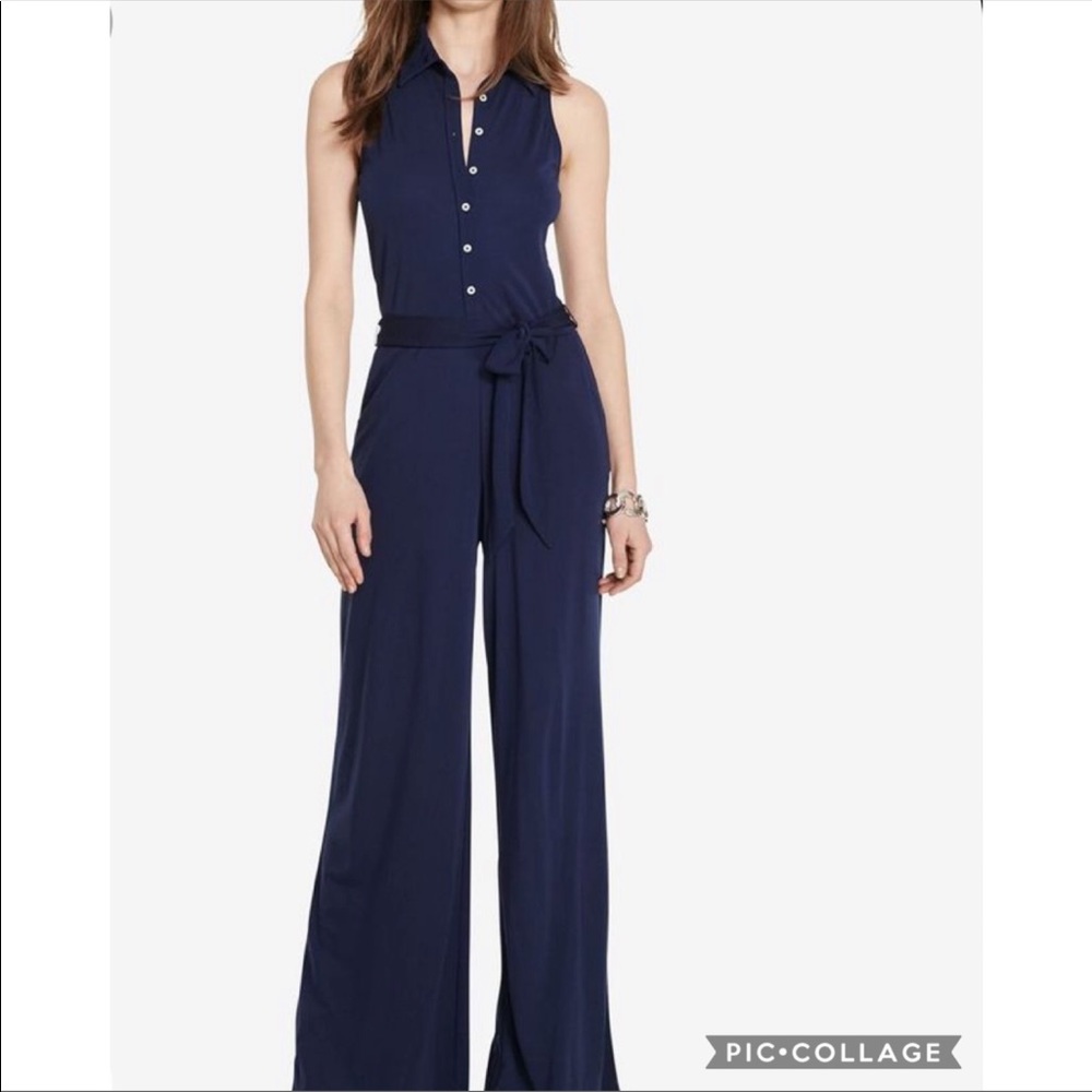 Ralph Lauren Wide legged sleeveless jumpsuit sizeM